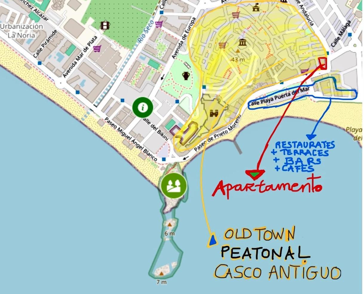 Central Almunecar, Beach Playa 125 Metres, By Old Town Extérieur photo